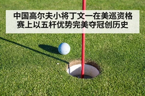 中国高尔夫小将丁文一在美巡资格赛上以五杆优势完美夺冠创历史